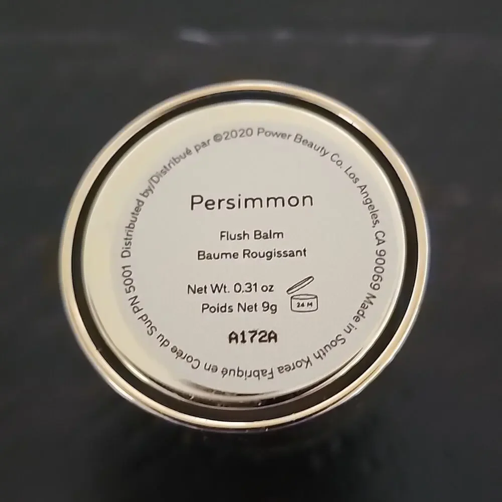 MERIT BEAUTY Flush Balm Creamy Blush & Lip Tint Shade Persimmon Full Size